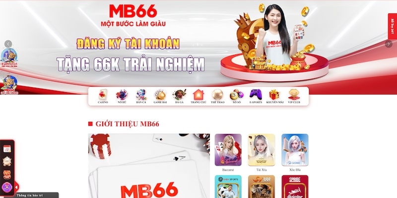 Các trò chơi hấp dẫn tại casino mb66